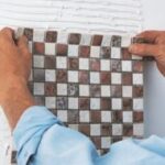 How to install mosaic kitchen wall tiles
