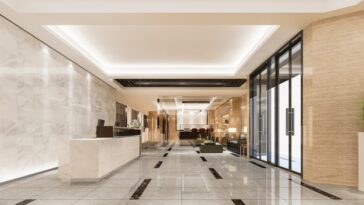 Office Tiles in Lobby Area