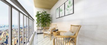 Large Format Porcelain Balcony Tiles