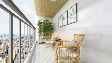 Large Format Porcelain Balcony Tiles