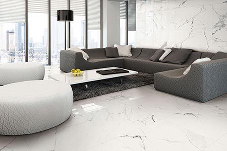 Living Room Designer Floor Tiles