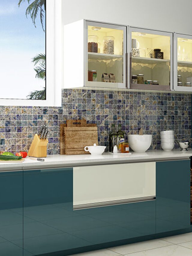 11 Sleek Kitchens And Wardrobe Ideas In India The Tiles of India