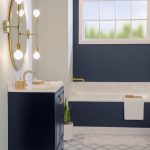 White And Navy En-Suite Bathroom_8