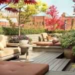 open terrace rooftop tiles
