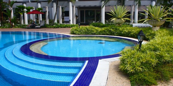 Light Dark Colour Pool Tiles