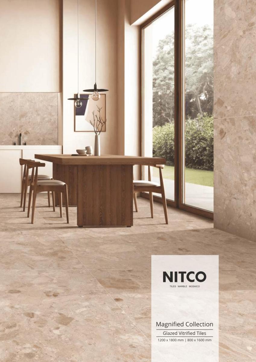 Nitco Magnified Glazed Vitrified Tiles Catalogue 2024
1200x1800mm | 800x1600mm